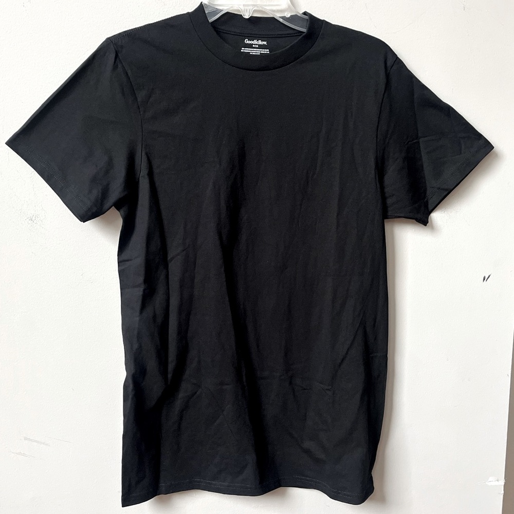 Goodfellow Short Sleeve T Shirt Mens Small Black Cotton Casual NWOT - Picture 1 of 6